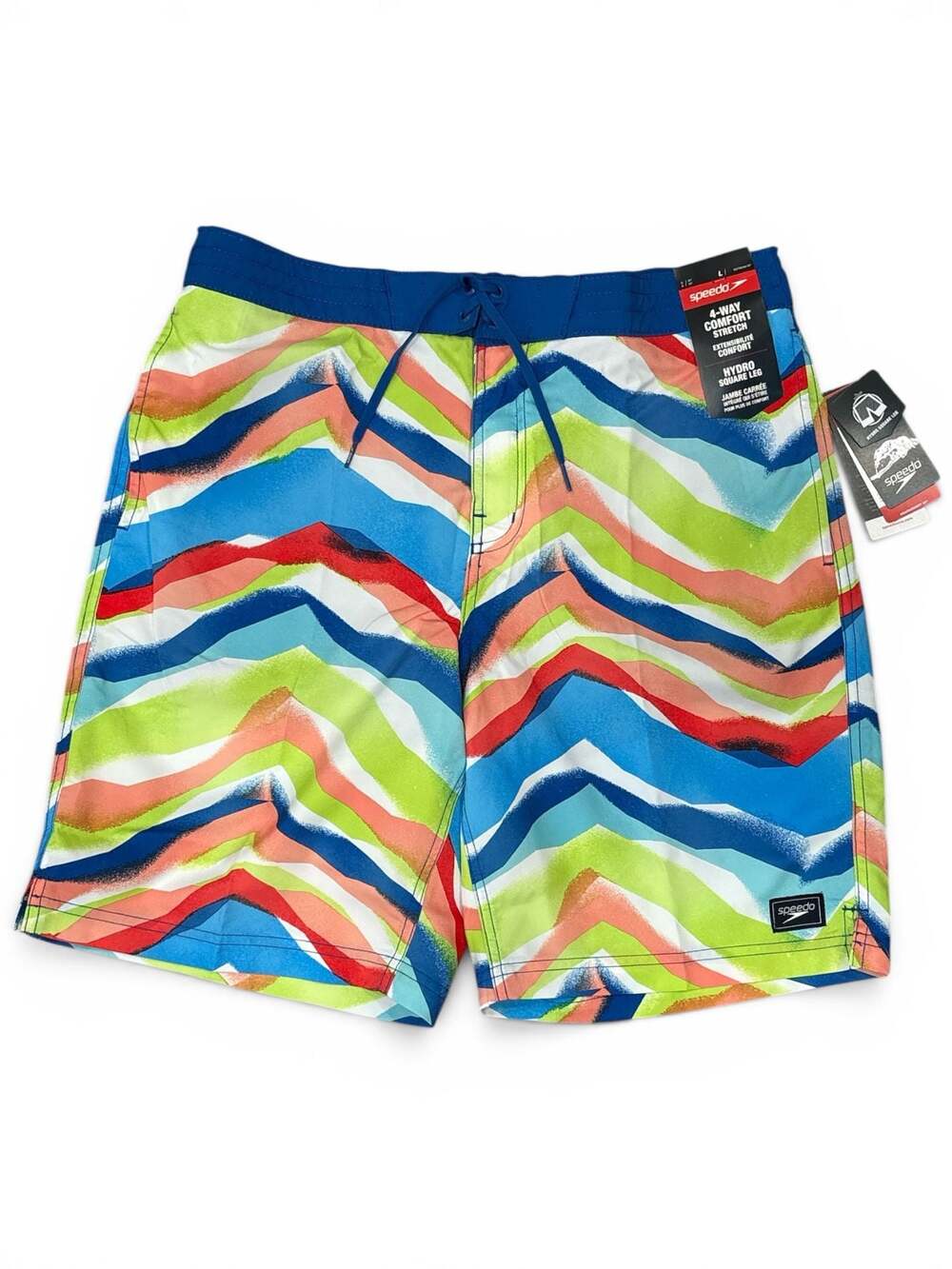 Speedo Bold Colorwave Swim Trunks | Retro Surf Aesthetic | Modern Summer Style